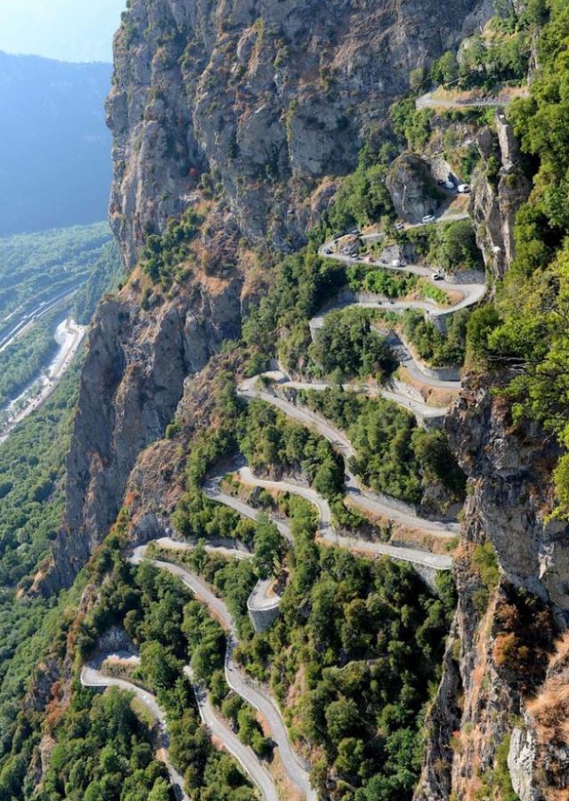 Kehrengruppe zum Col de Chaussy