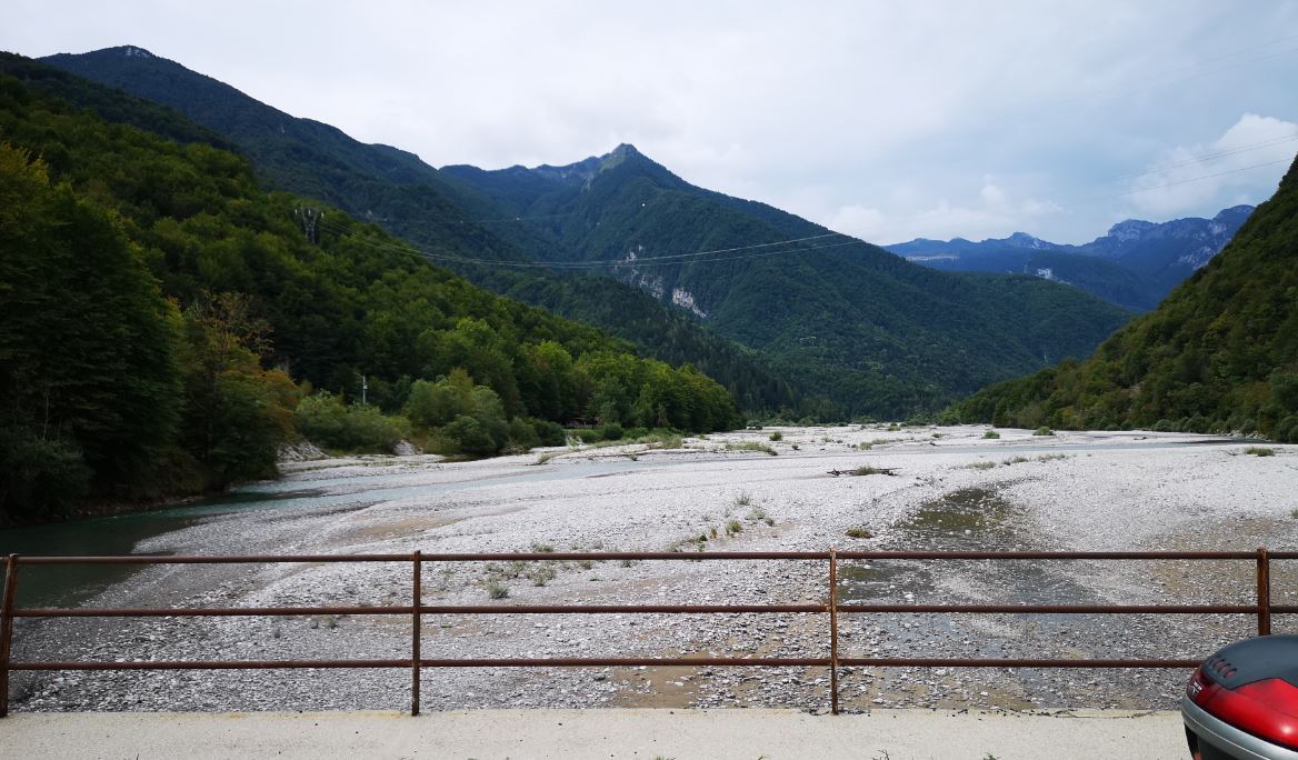 Die schönste Aussicht auf der Paso di Rest-Piste