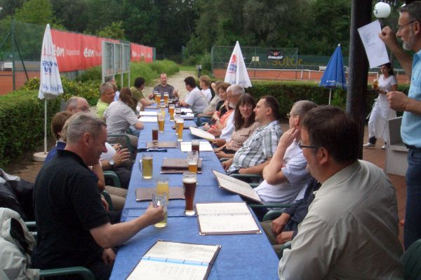 Abendessen nach den Strapazen der Reise...